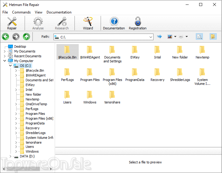 hetman file repair screenshot 1 hetman file repair screenshot 1