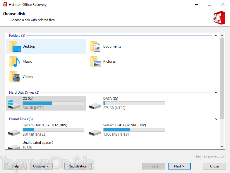 hetman office recovery screenshot