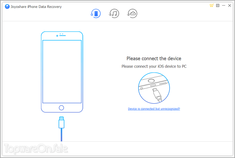 joyoshare iphone data recovery screenshot
