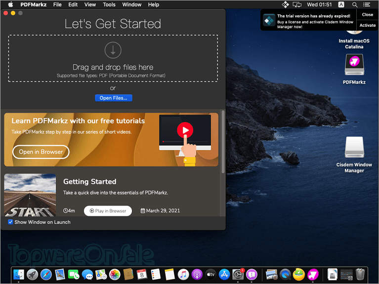 markzware pdfmarkz screenshot