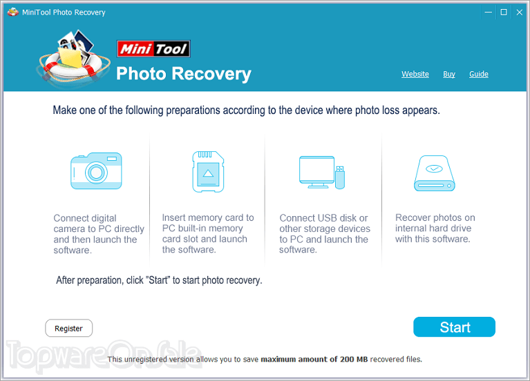 minitool photo recovery screenshot