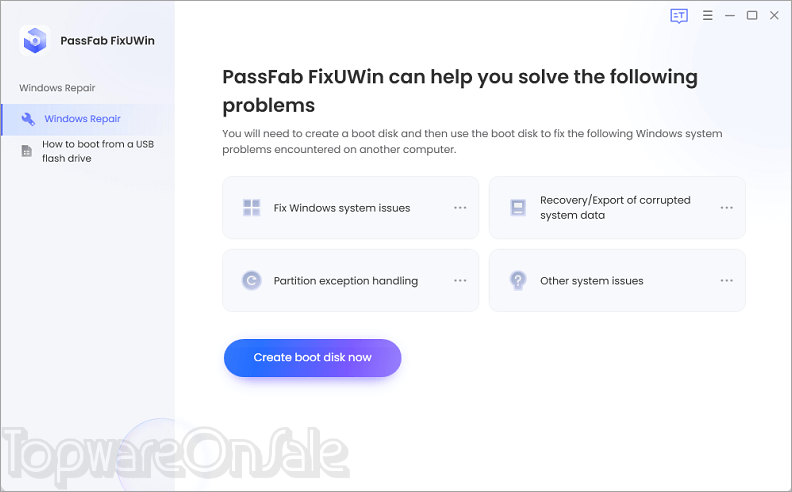 passfab fixuwin screenshot passfab fixuwin screenshot