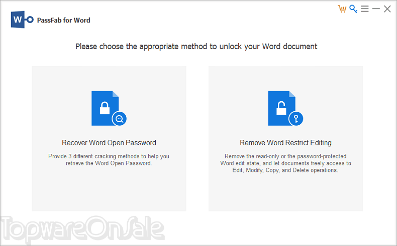 passfab for word screenshot passfab for word screenshot
