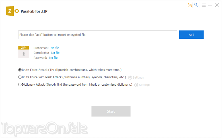 passfab for zip screenshot