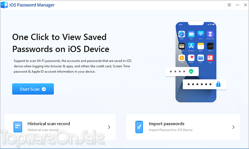 passfab ios password manager screenshot