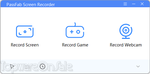 passfab screen recorder screenshot
