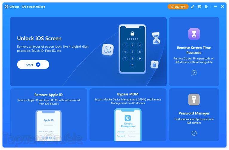 ultfone iphone unlock screenshot