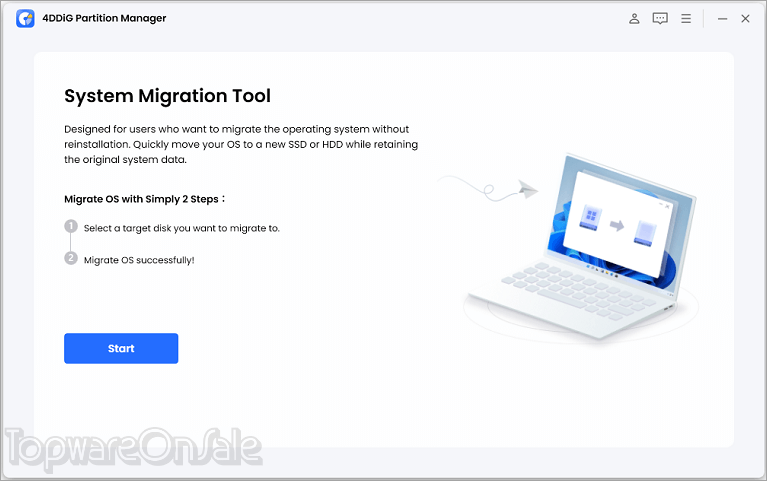 4ddig partition manager screenshot