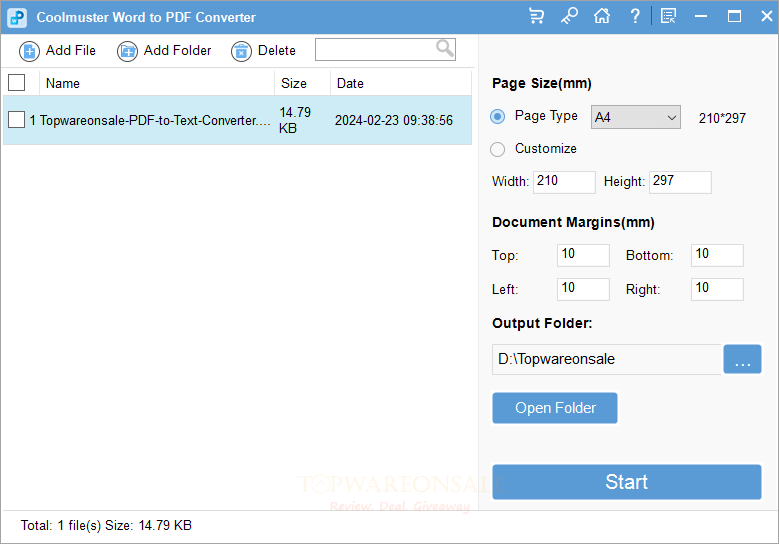 Coolmuster Word to PDF Converter Code Free
