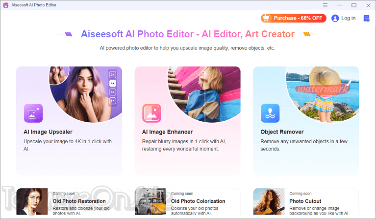 aiseesoft ai photo editor screenshot