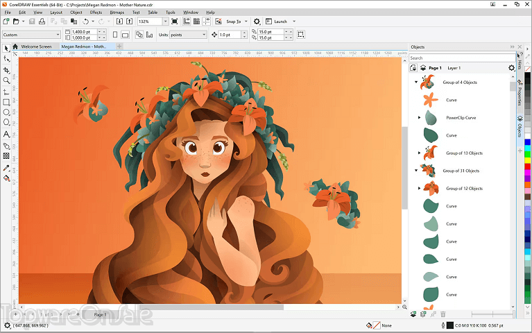 coreldraw essentials screenshot