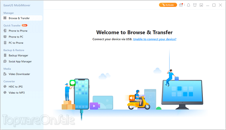 easeus mobimover screenshot