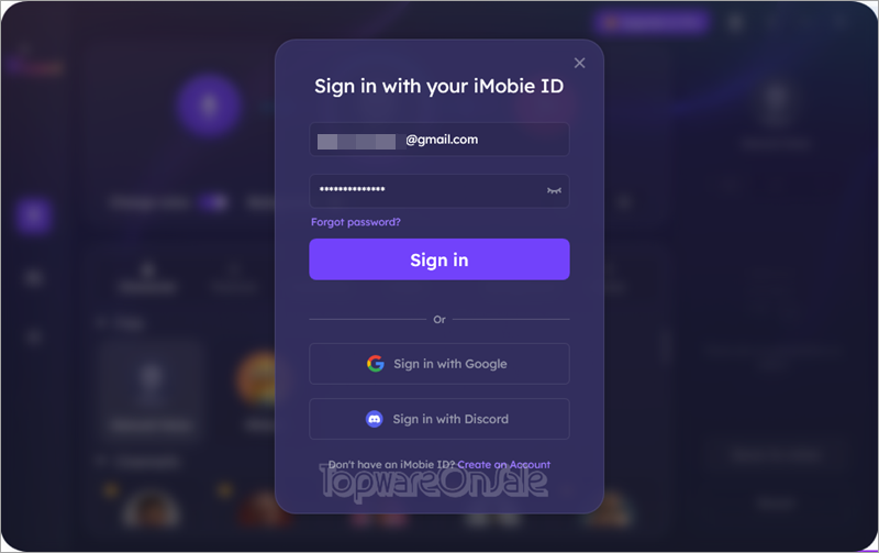 imobie vozard giveaway login1 imobie-vozard-giveaway-login