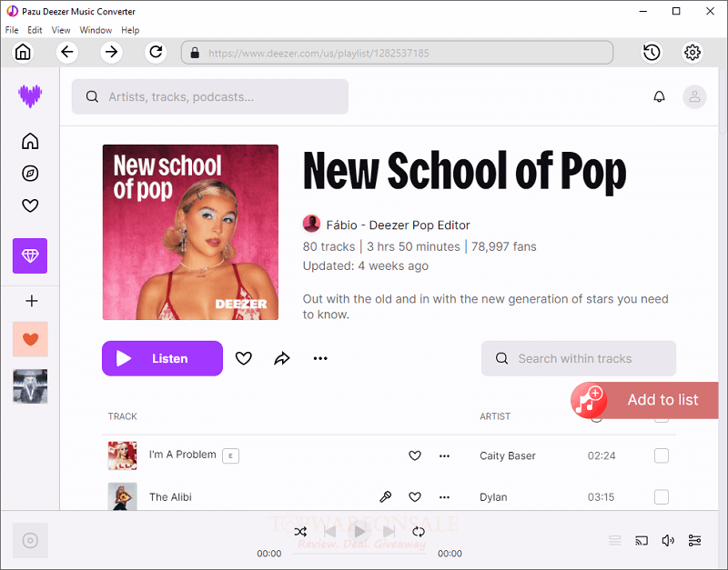 pazu deezer music converter giveaway key free pazu-deezer-music-converter-giveaway-key-free