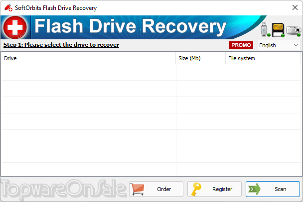 softorbits flash drive recovery screenshot
