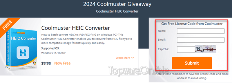 coolmuster heic converter giveaway submit email coolmuster-heic-converter-giveaway-submit-email