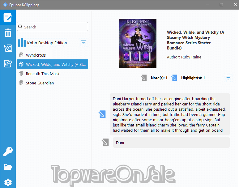 epubor kclippings screenshot