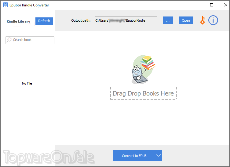 epubor kindle converter for win screenshot