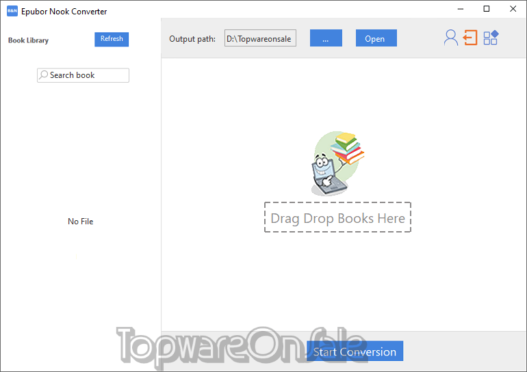 epubor nook converter screenshot
