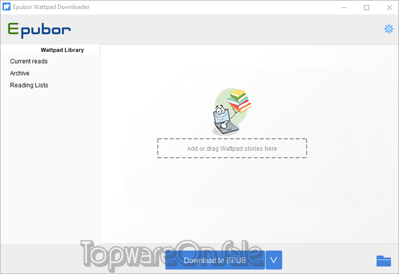 epubor wattpad backup for win screenshot