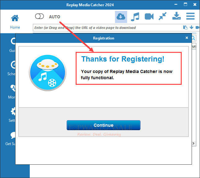 replay media catcher activation successful replay media catcher activation successful