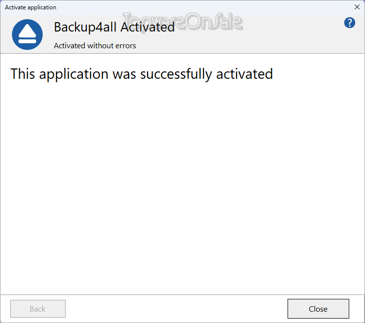 softland backup4all lite giveaway activation successful softland-backup4all-lite-giveaway-activation-successful