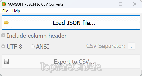 vovsoft json to csv converter giveaway screenshot vovsoft-json-to-csv-converter-giveaway-screenshot