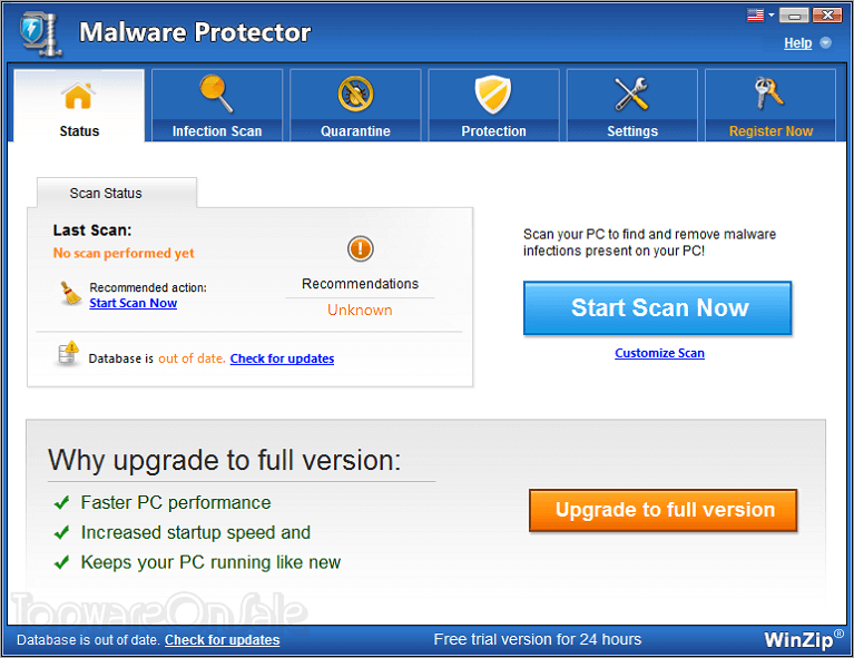 winzip malware protector screenshot winzip malware protector screenshot
