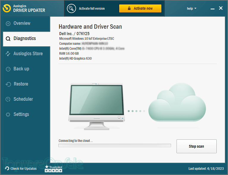 auslogics driver updater screenshot