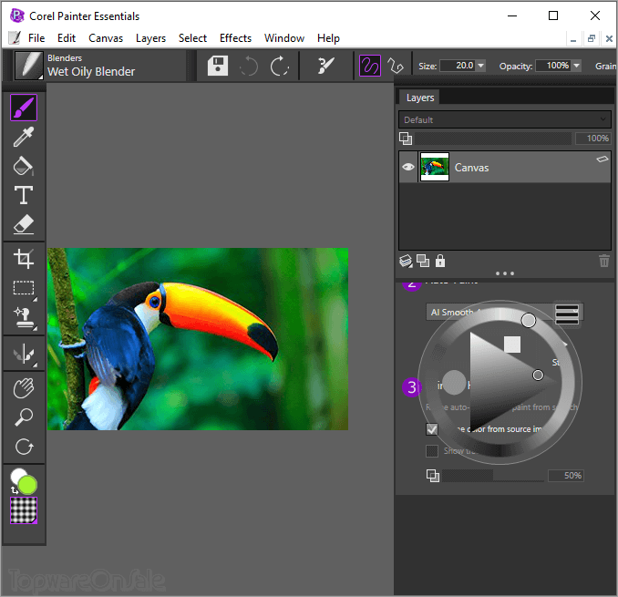 corel painter essentials screenshot