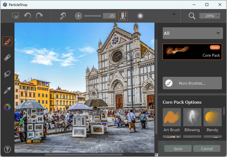 corel particleshop screenshot corel particleshop screenshot