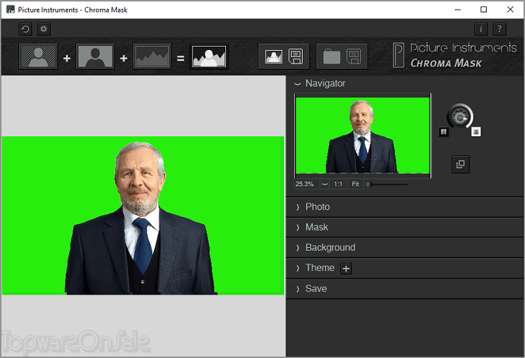 picture instruments chroma mask screenshot picture instruments chroma mask screenshot