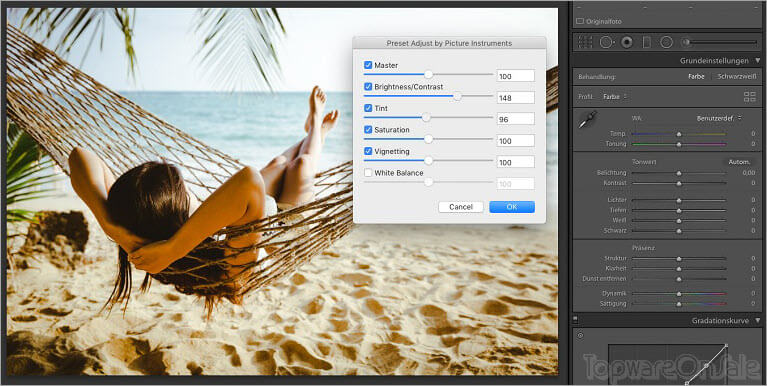 picture instruments preset adjust picture instruments preset adjust