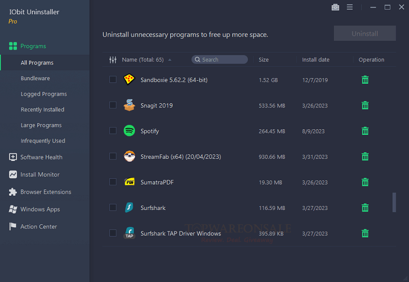 IObit Uninstaller Pro 