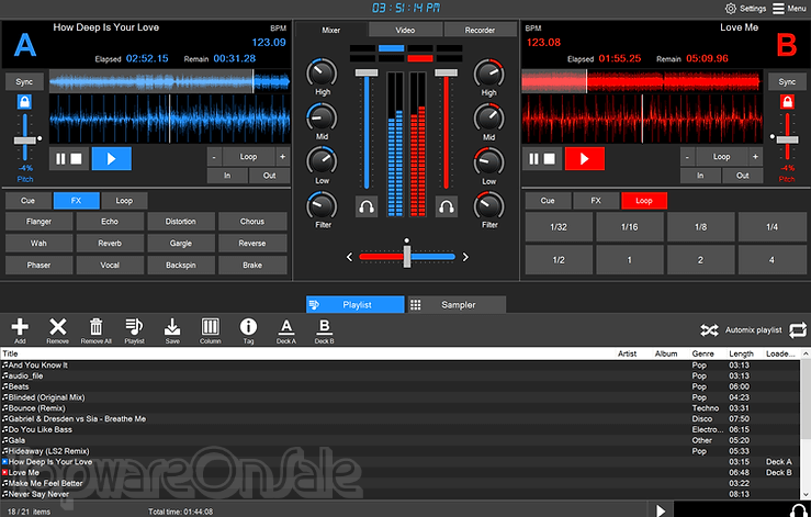 program4pc dj music mixer screenshot program4pc dj music mixer screenshot