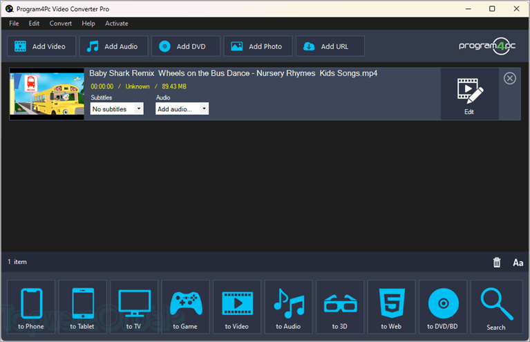 program4pc video converter pro screenshot program4pc video converter pro screenshot