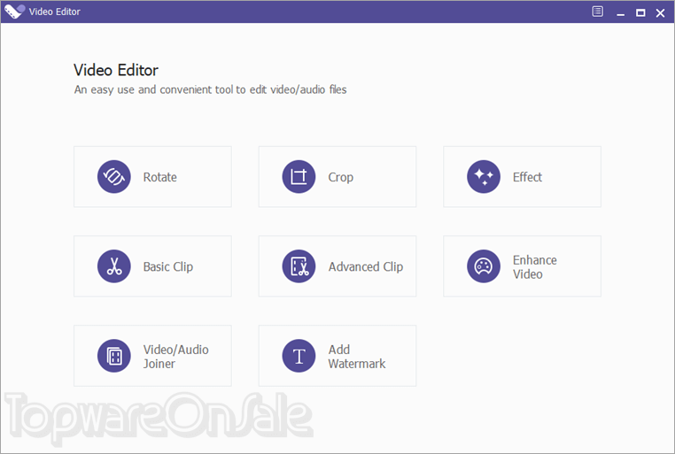 apeaksoft video editor screenshot