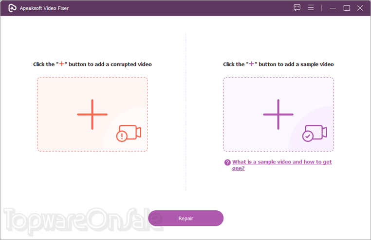 apeaksoft video fixer screenshot