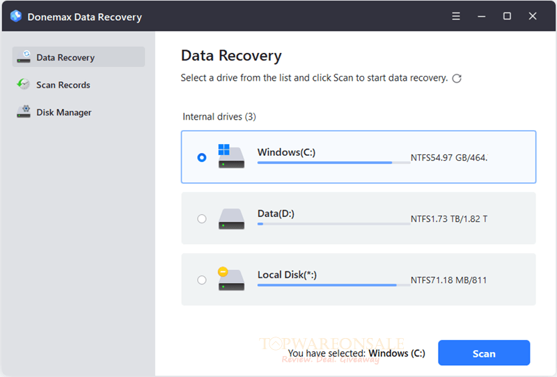 Donemax Data Recovery