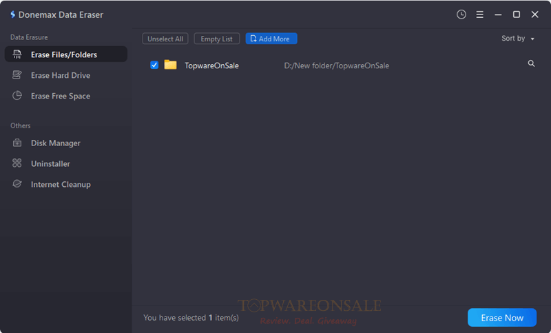 giveaway donemax data eraser free Donemax Data Eraser