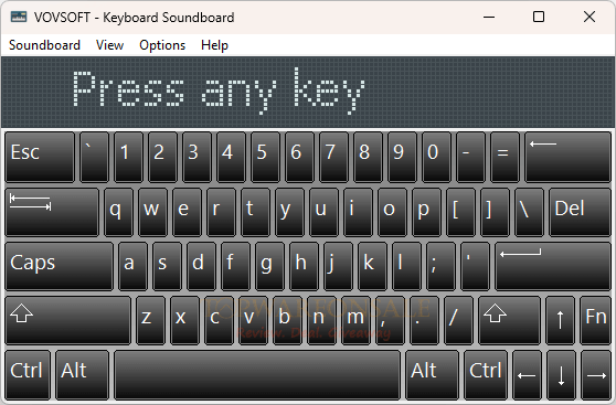 Vovsoft Keyboard Soundboard