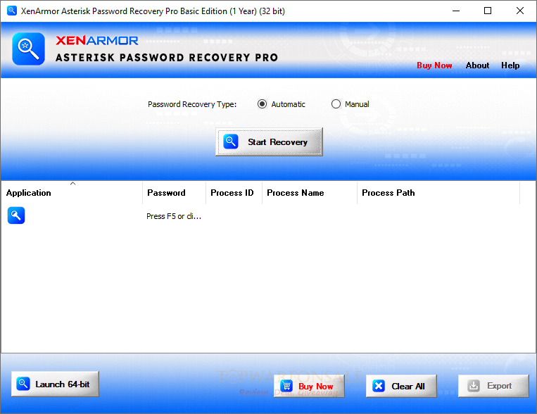 xenarmor asterisk password recovery pro free code XenArmor Asterisk Password Recovery Pro